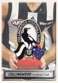 2003 Select The Advertiser-Sunday Mail AFL #41 Collingwood Magpies Front